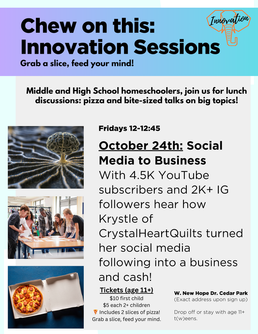 Innovation Sessions: 10/24 Social Media to Business