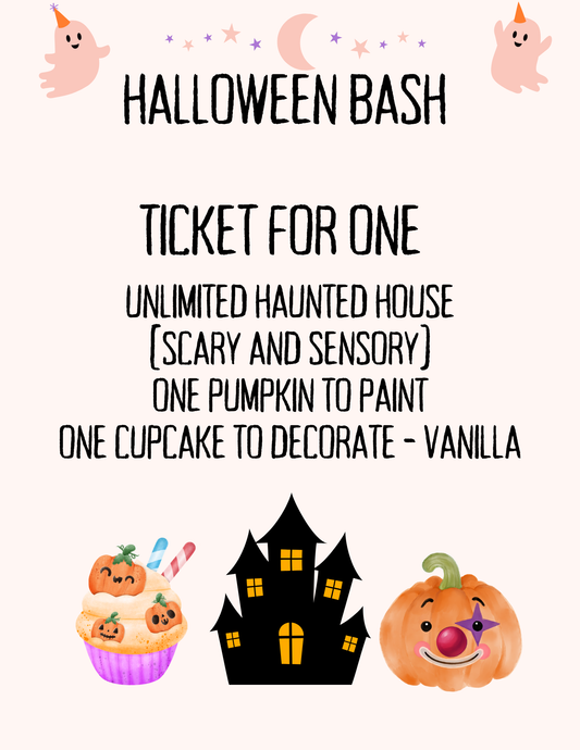 Halloween Bash Presale Ticket - Vanilla Cupcake