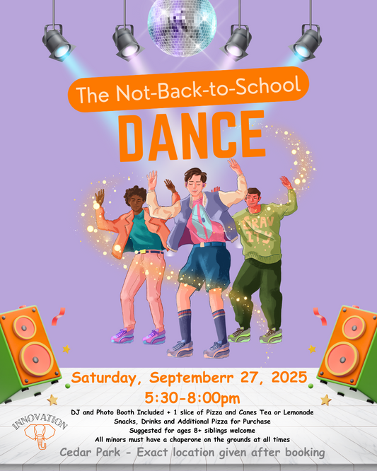 September 27th: Not Back to School Dance