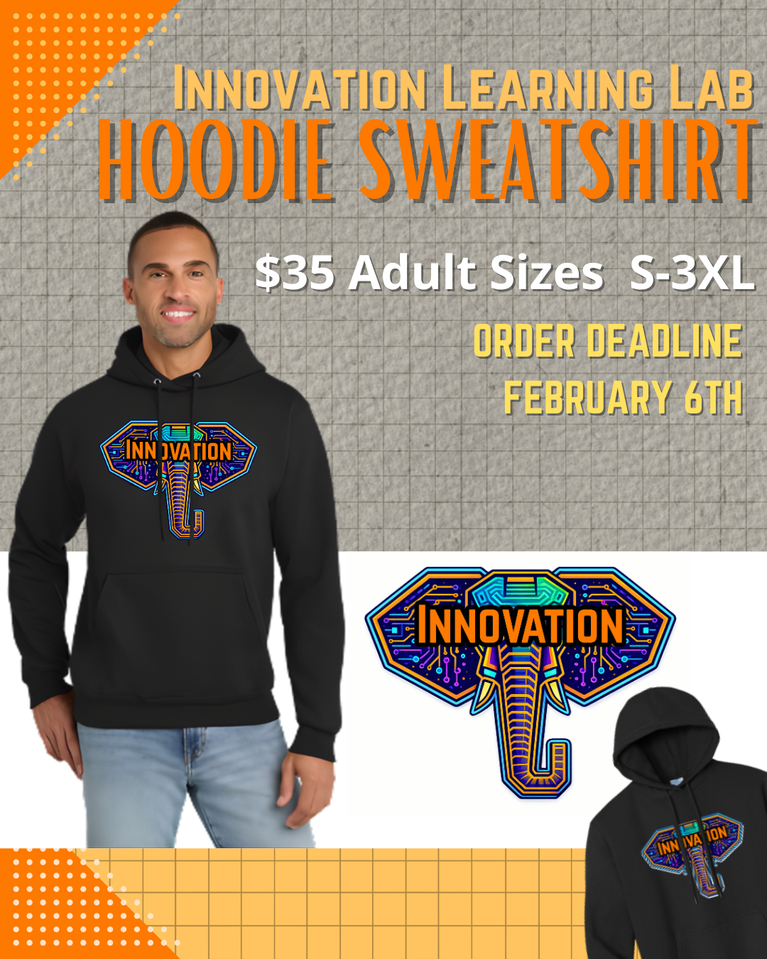 Adult Innovation Hoodie - Size Medium