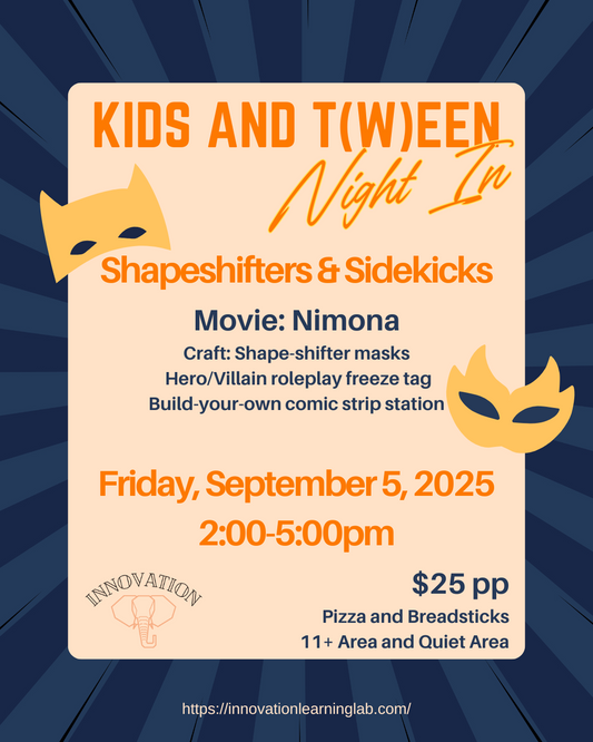 September 5th: Kid and Teen Night In