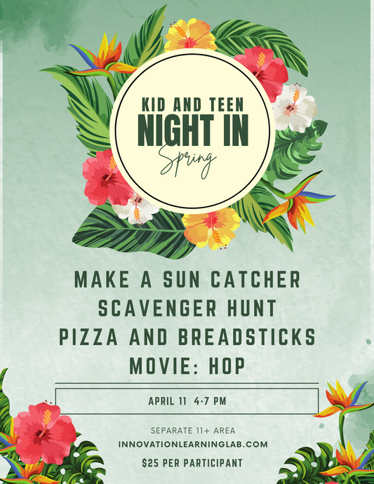 April Kid and Tween Night In