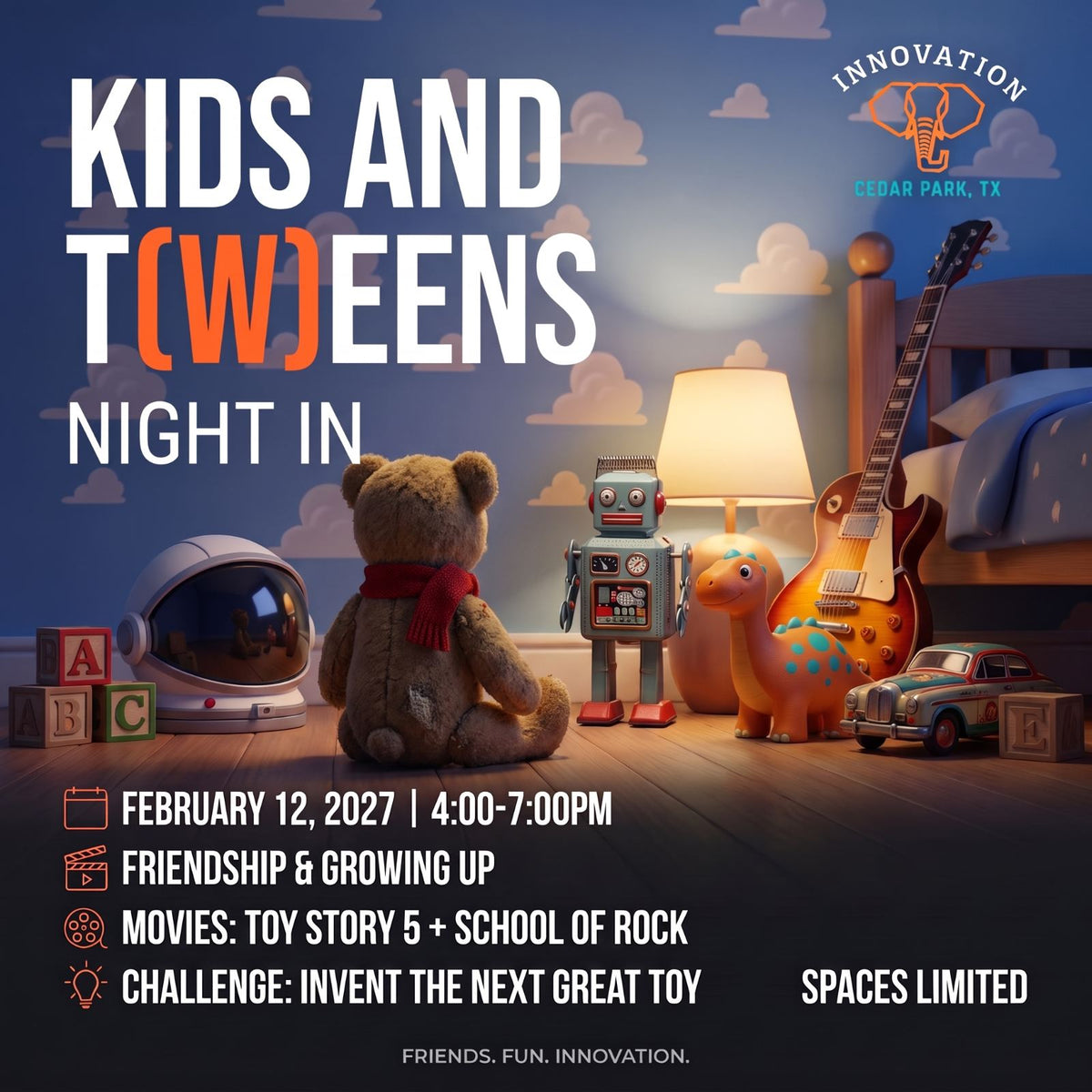 February Kid and T(w)een Night In