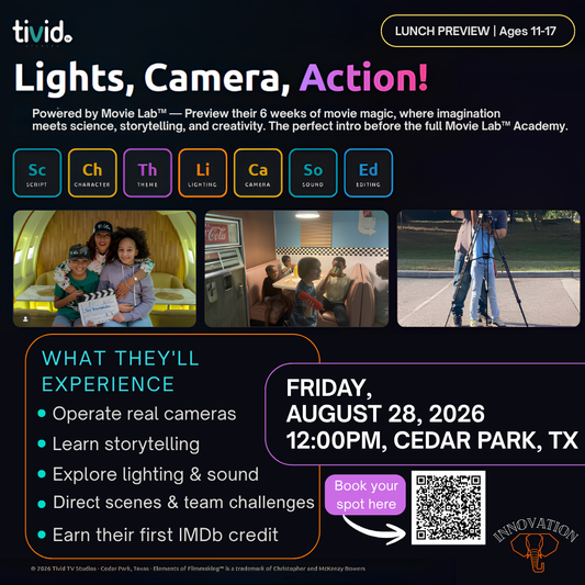 Innovation Sessions: 8/28 Movie Lab Discovery Experience - One Ticket